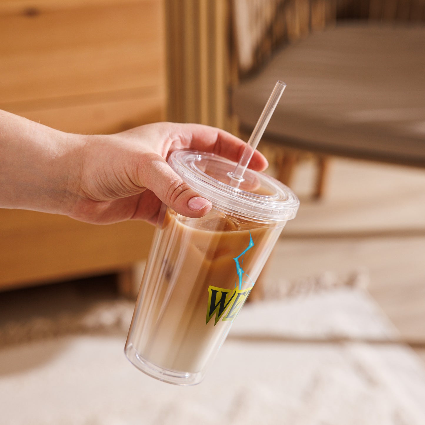 THE WETZLER - Becher mit Strohhalm