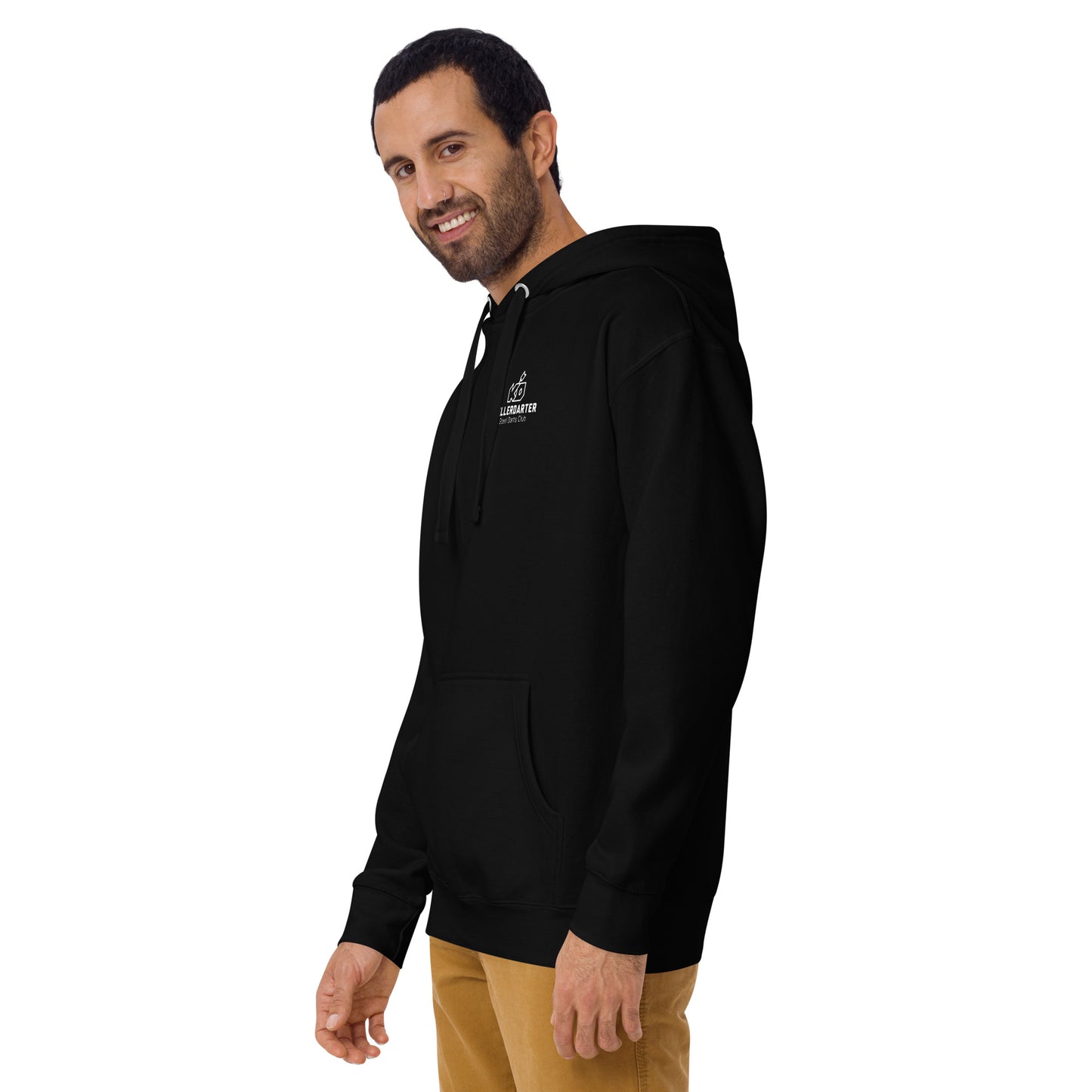 Kellerdarter Logo Unisex Hoodie vorne bedruckt - in 2 Farben