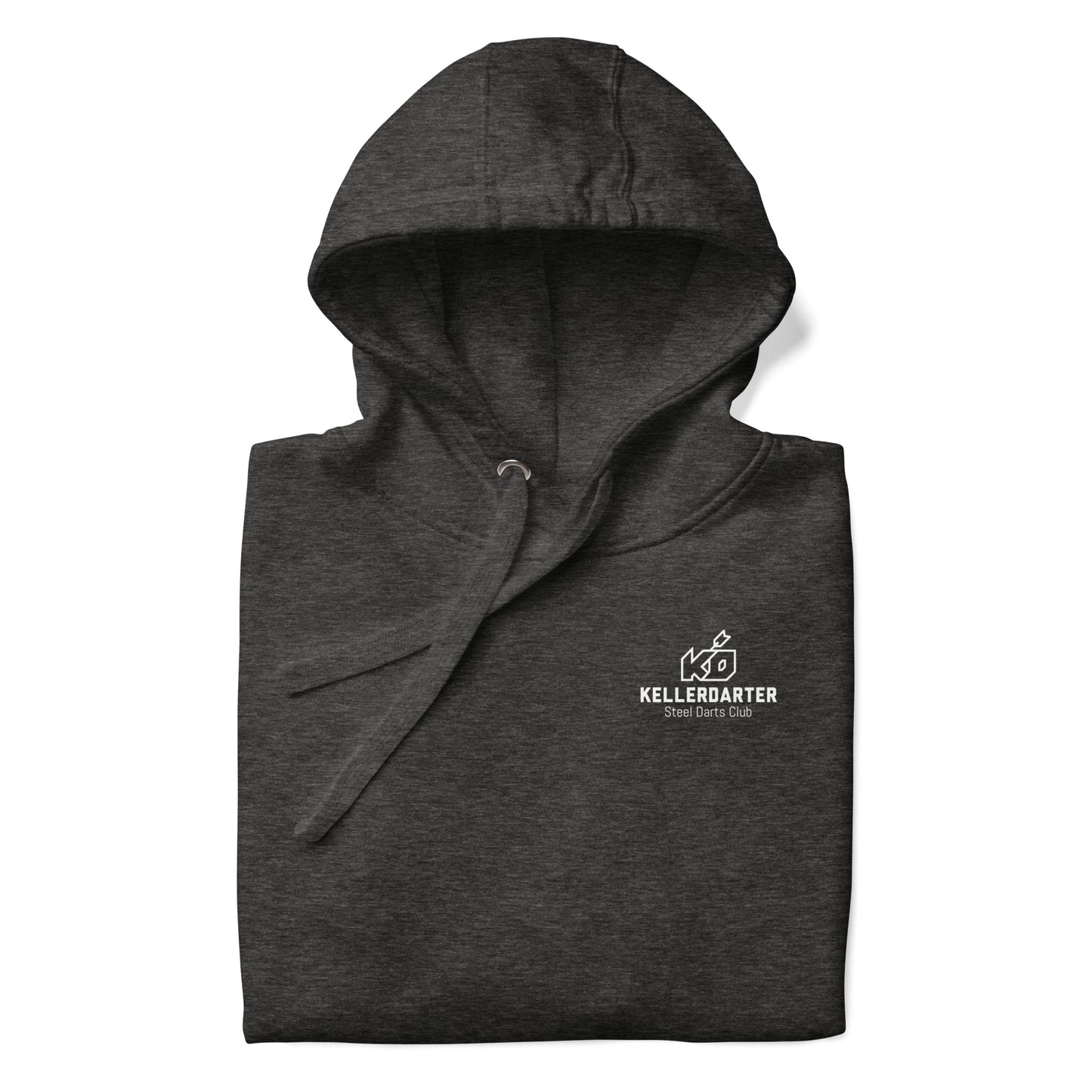Kellerdarter Logo Unisex Hoodie vorne bedruckt - in 2 Farben