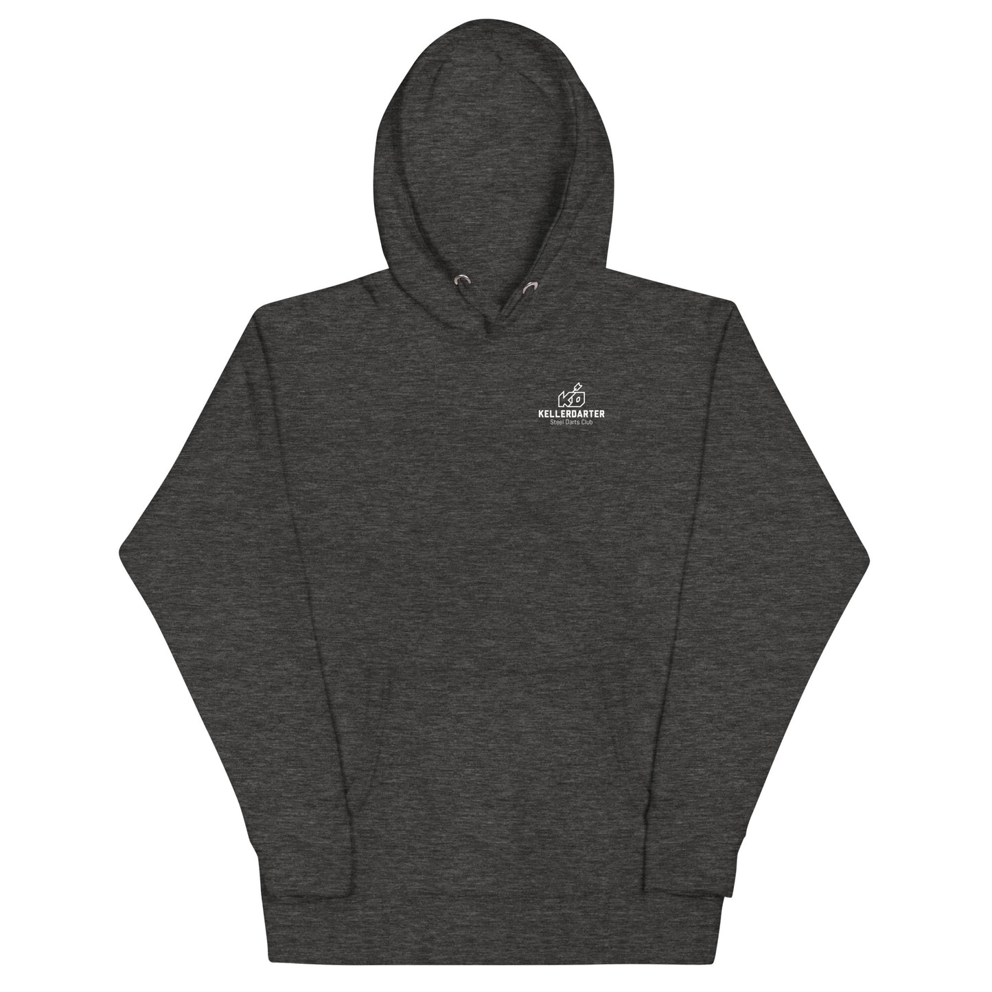 Kellerdarter Logo Unisex Hoodie vorne bedruckt - in 2 Farben