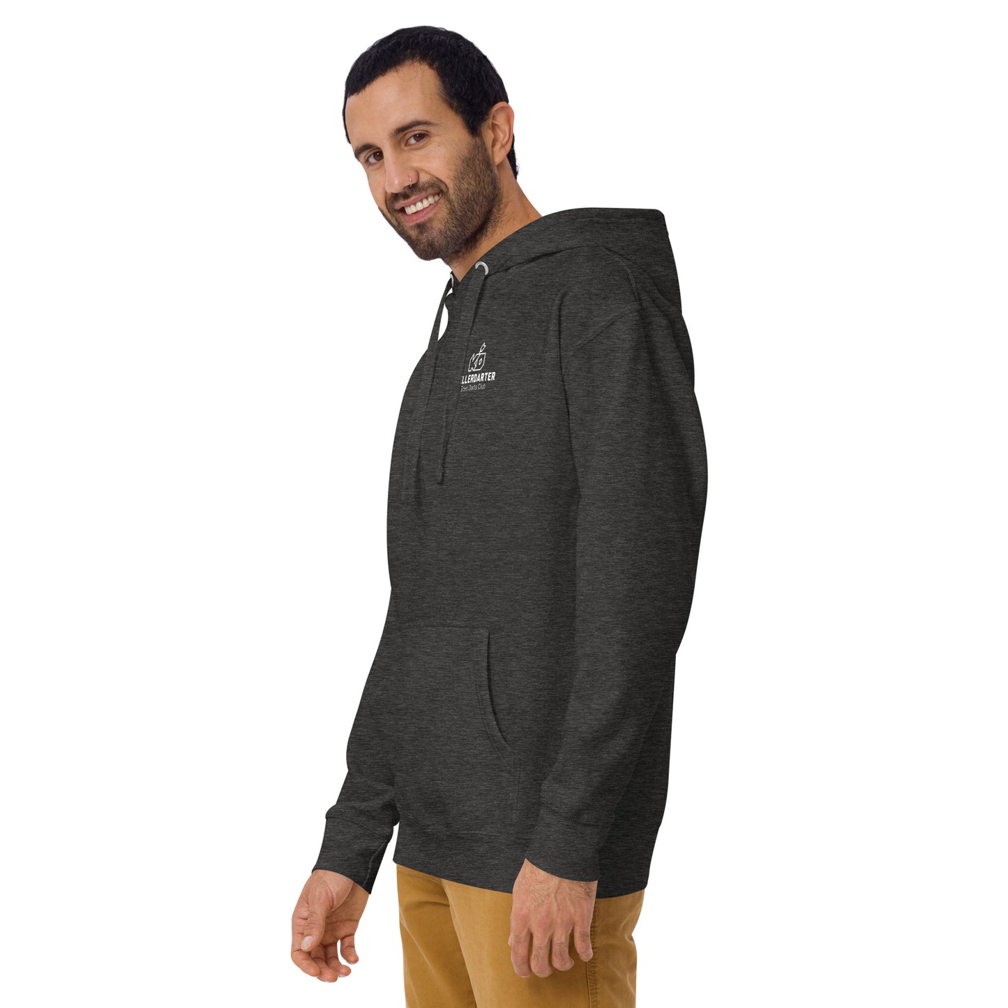 Kellerdarter Logo Unisex Hoodie vorne bedruckt - in 2 Farben