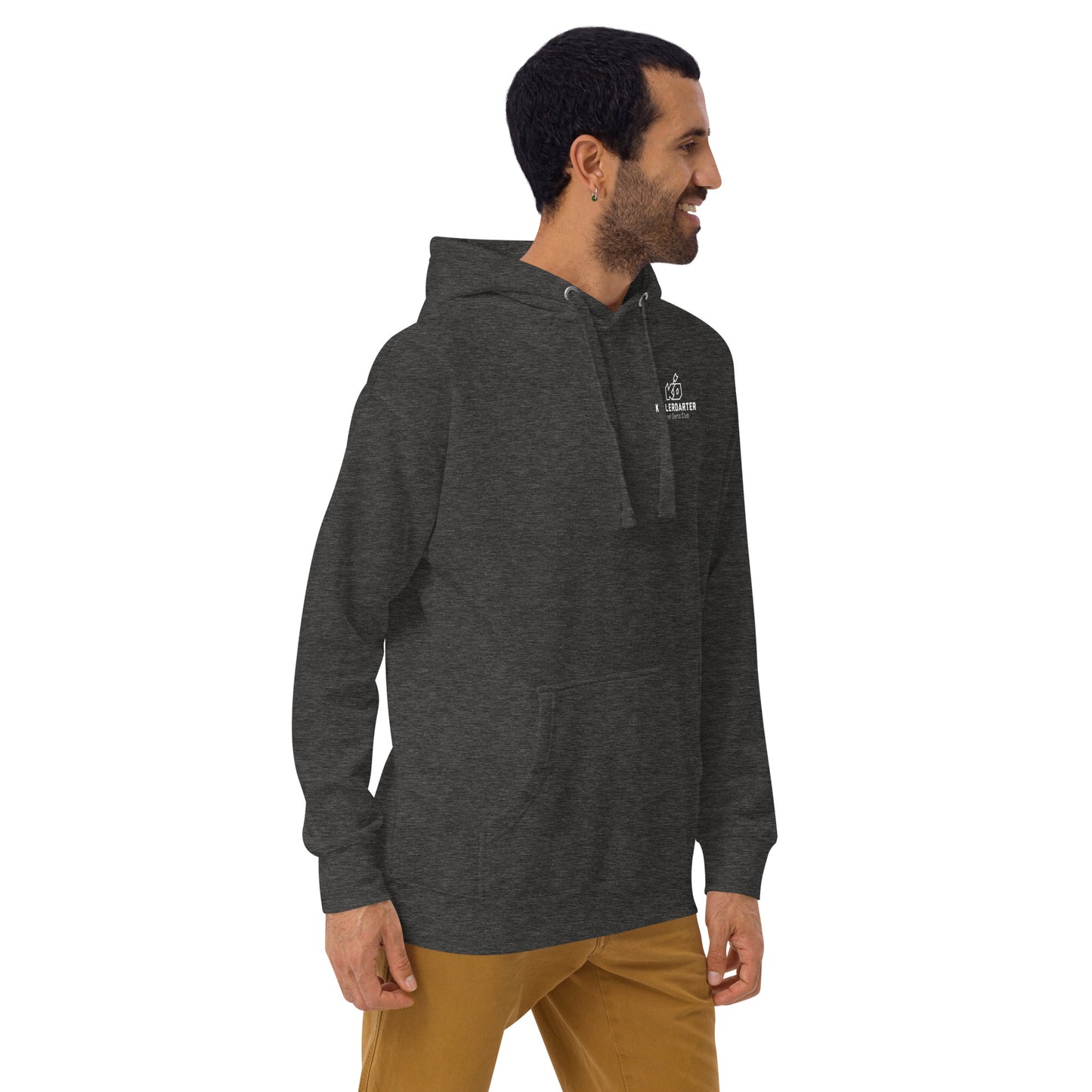 Kellerdarter Logo Unisex Hoodie vorne bedruckt - in 2 Farben