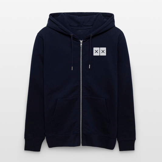 OO Basics Unisex Bio-Kapuzenjacke - Navy