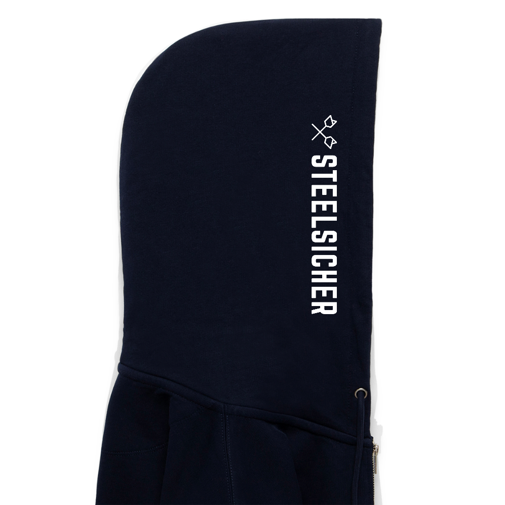 OO Basics Unisex Bio-Kapuzenjacke - Navy