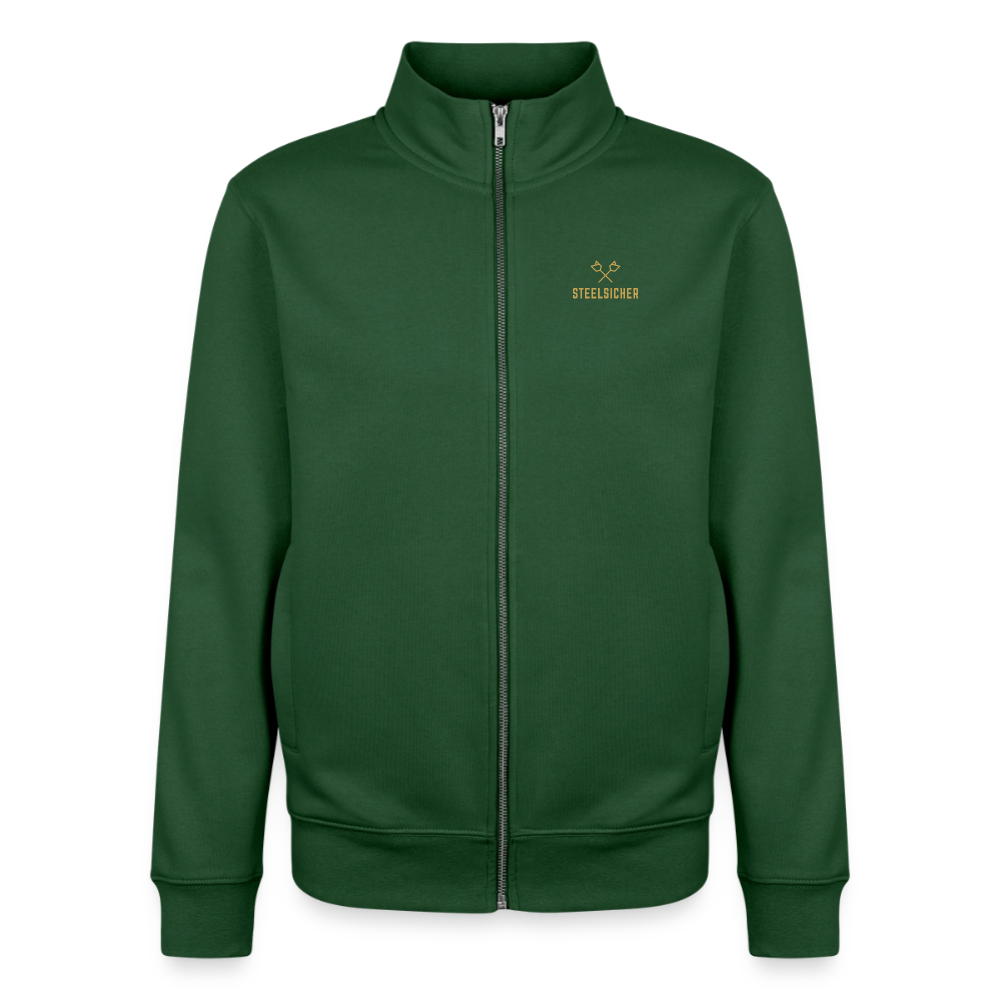 Gold Club *Large* Organic Zip Sweatshirt - Flaschengrün