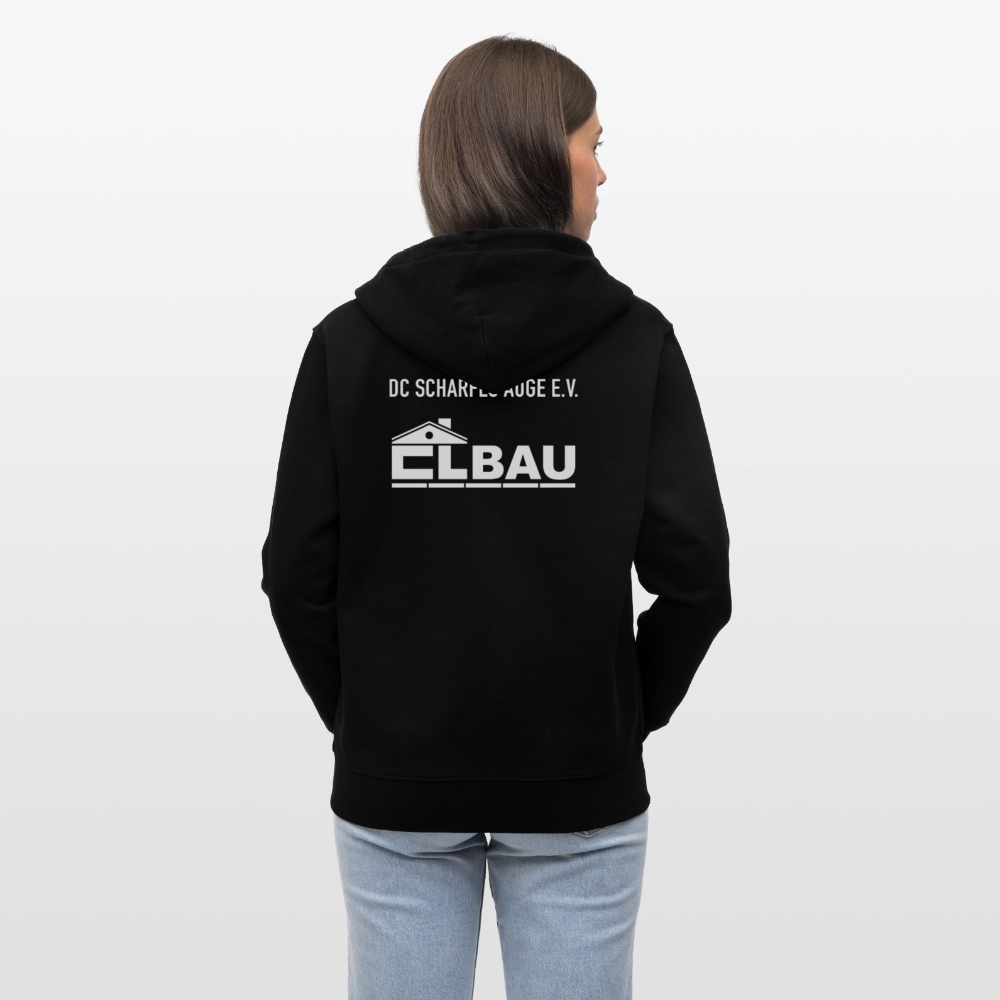 NORTH STARS Unisex Bio-Kapuzenjacke - Schwarz