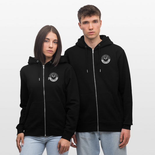 NORTH STARS Unisex Bio-Kapuzenjacke - Schwarz