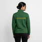 Gold Club *Large* Organic Zip Sweatshirt - Flaschengrün