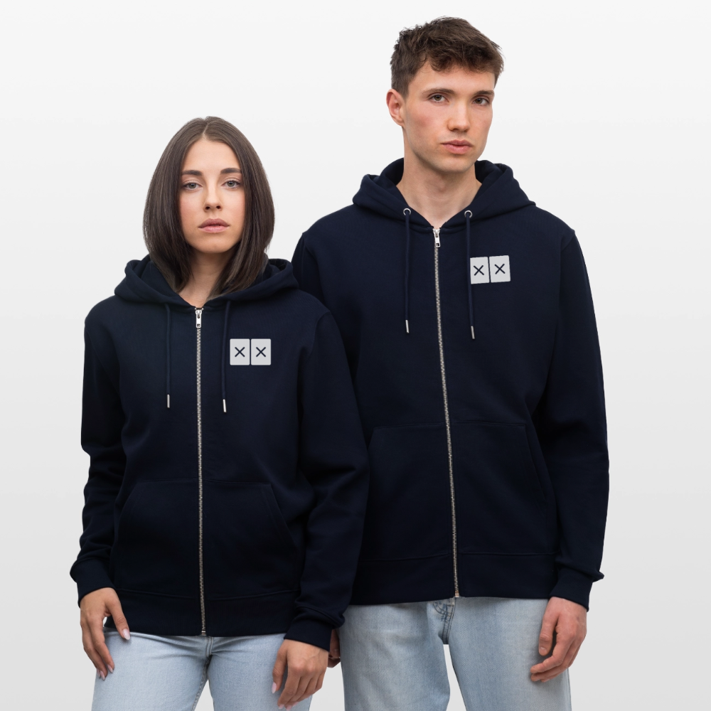 OO Basics Unisex Bio-Kapuzenjacke - Navy