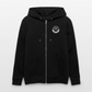 NORTH STARS Unisex Bio-Kapuzenjacke - Schwarz
