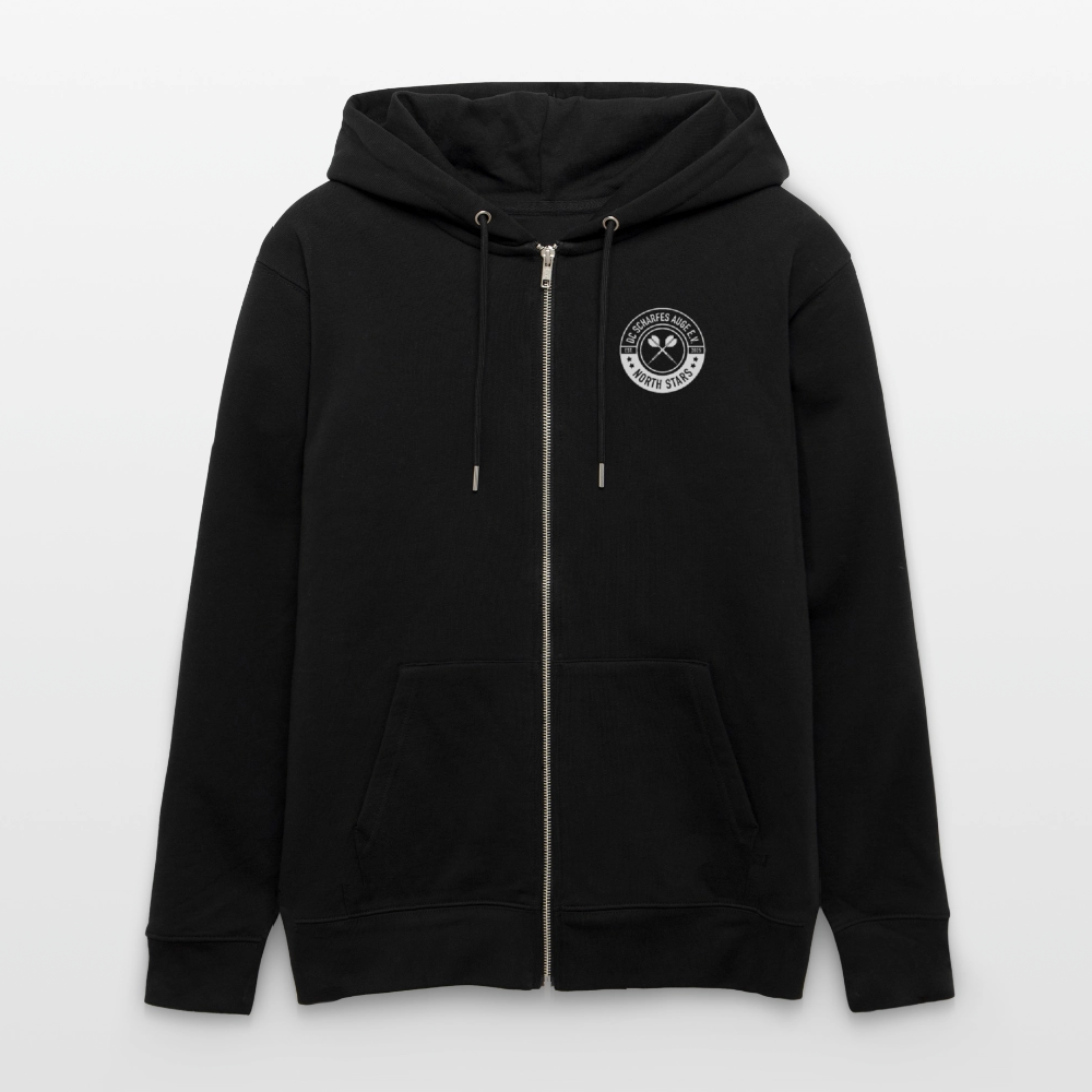 NORTH STARS Unisex Bio-Kapuzenjacke - Schwarz