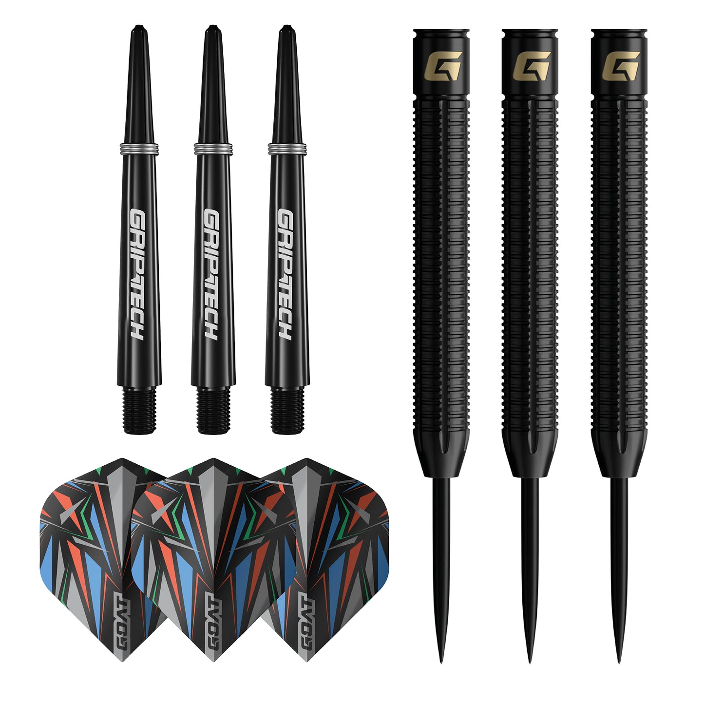 GOAT Athlete Black 90% Tungsten Darts