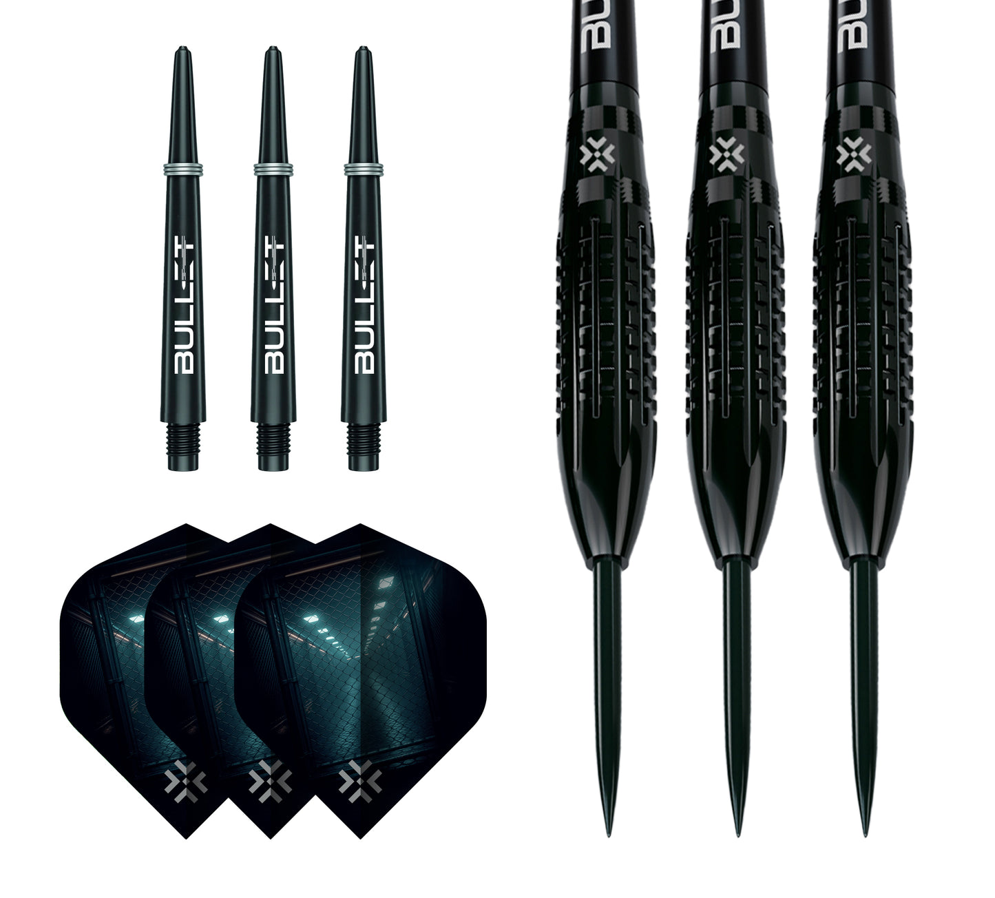 Bullet Cage Darts - Steel Tip - 90% Tungsten * VORBESTELLUNG *