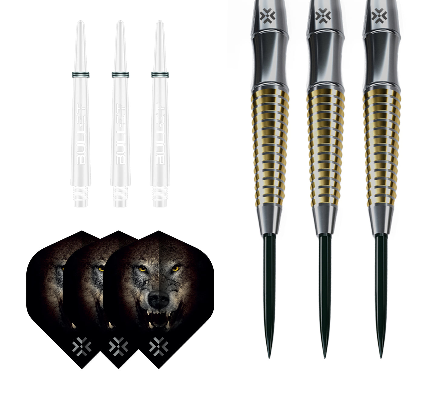 Bullet Fang Gold - Steel Tip - 90% Tungsten * VORBESTELLUNG *