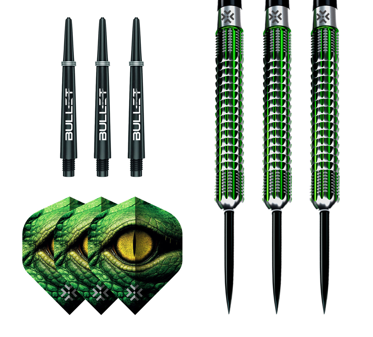 Bullet Gator Darts -  Steel Tip - 90% Tungsten * VORBESTELLUNG *