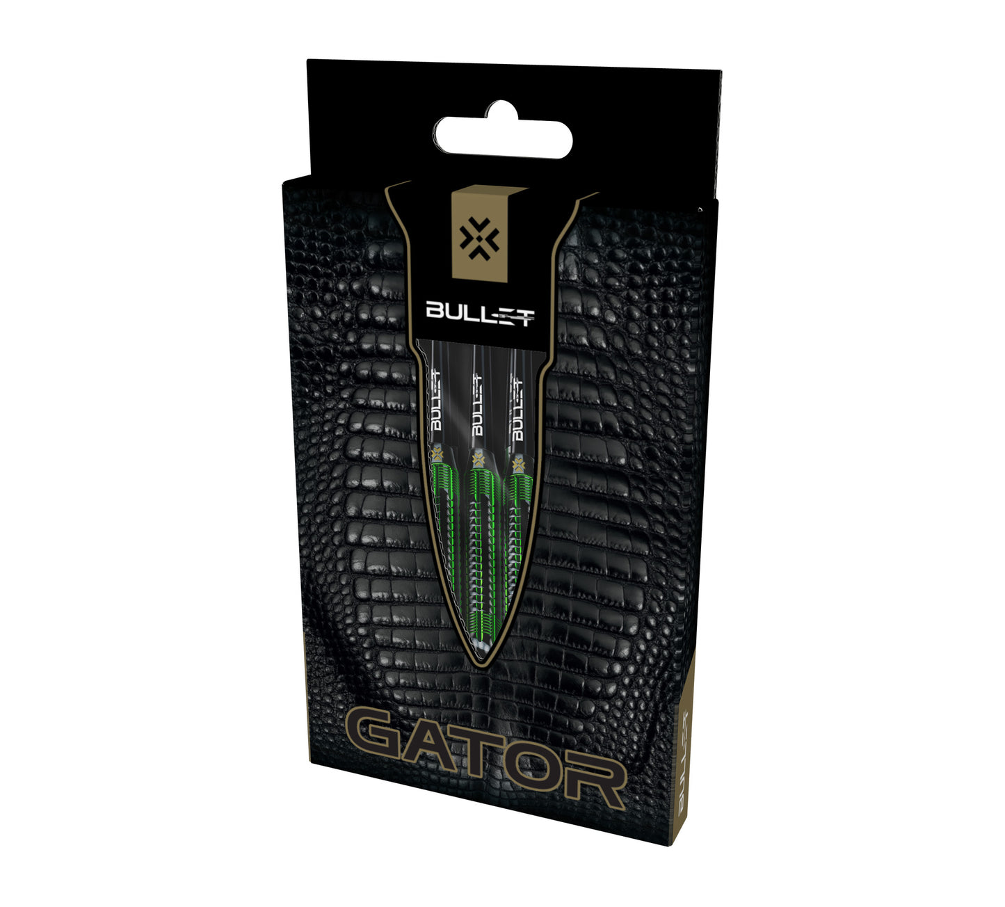 Bullet Gator - Steel Tip - Brass - 22g * VORBESTELLUNG *