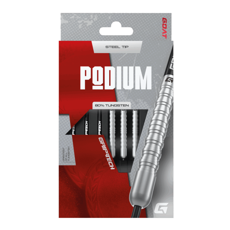 GOAT Podium Silver 80% Tungsten Darts