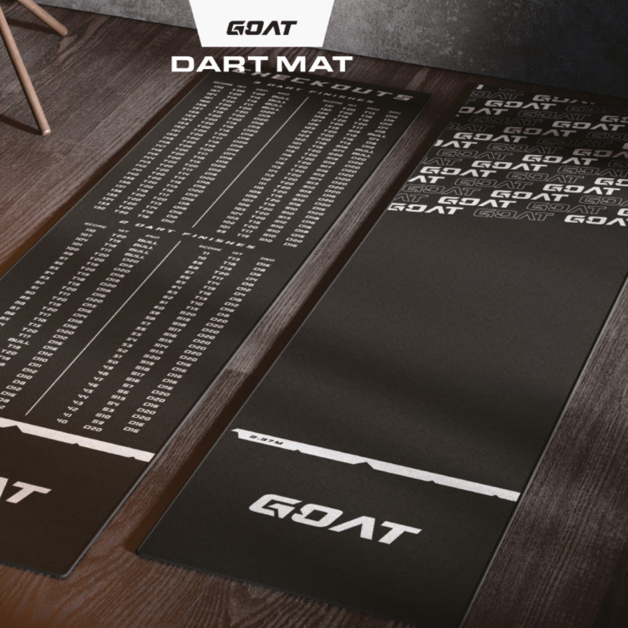 GOAT Dart Mat Dartteppich 80 x 285 cm - Modell LOGO DART MAT