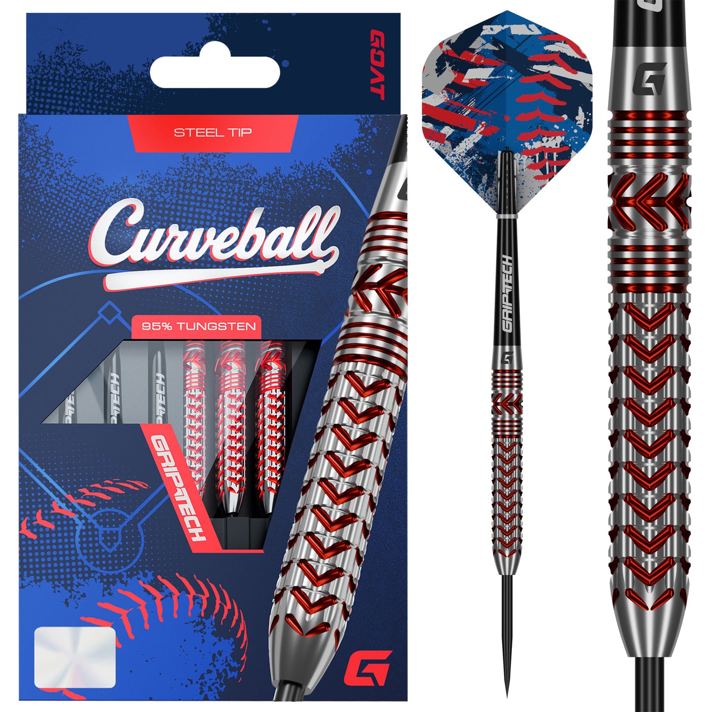 GOAT Curveball 95% Tungsten Darts