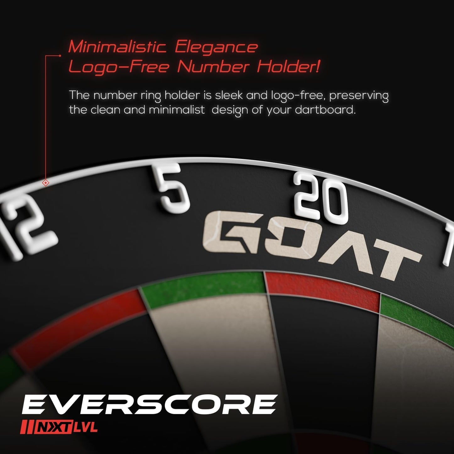 GOAT Dartboard Everscore NXT LVL