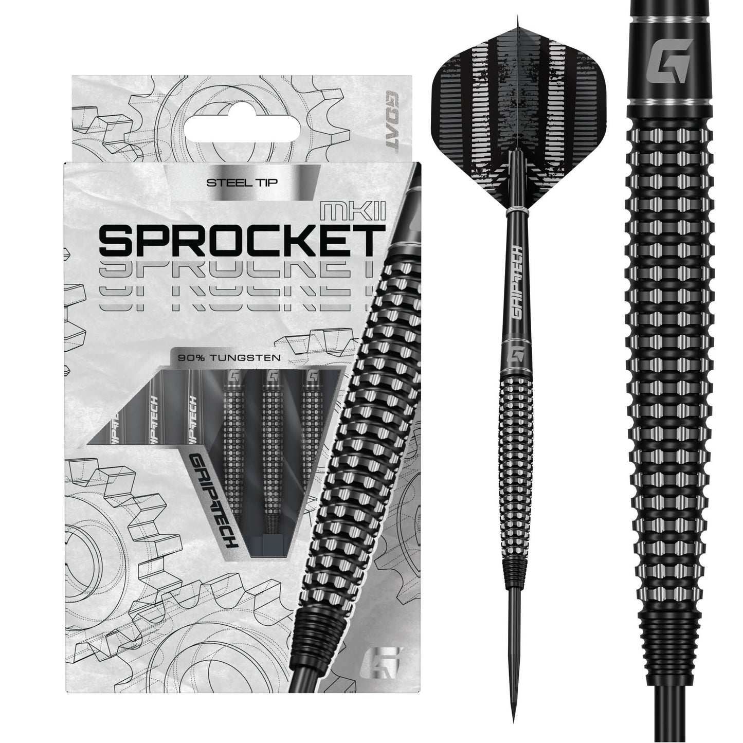 GOAT Sprocket MK II 90% Tungsten Darts