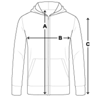 NORTH STARS Unisex Bio-Kapuzenjacke