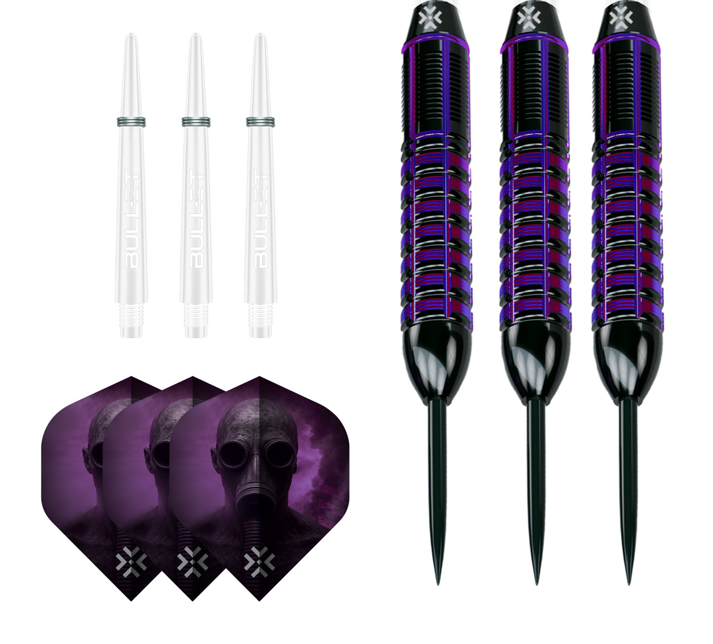 Bullet Toxic - Steel Tip - Brass - 23g * VORBESTELLUNG *