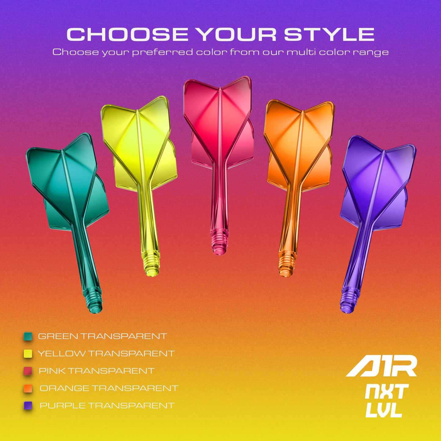 GOAT A1R Molded Flights NO6 *NEW COLORS*