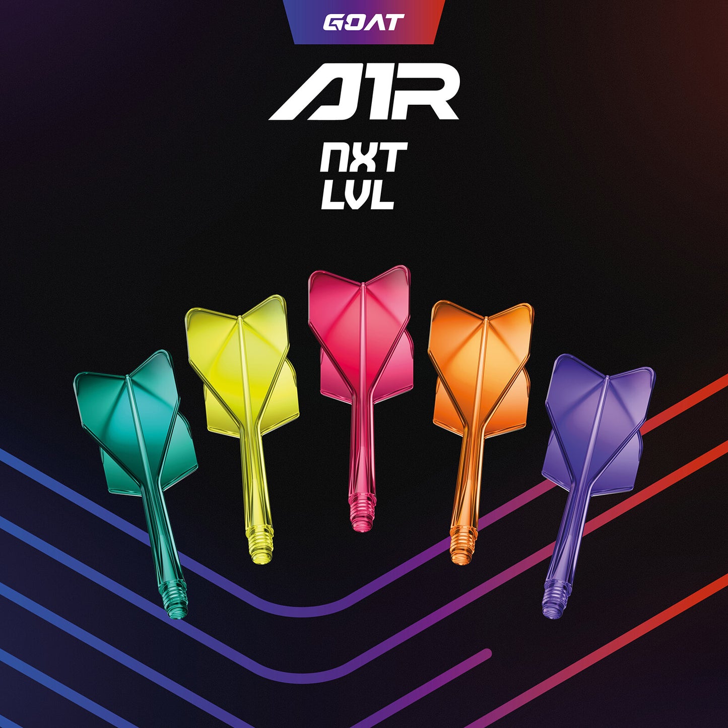 GOAT A1R Molded Flights NO6 *NEW COLORS*