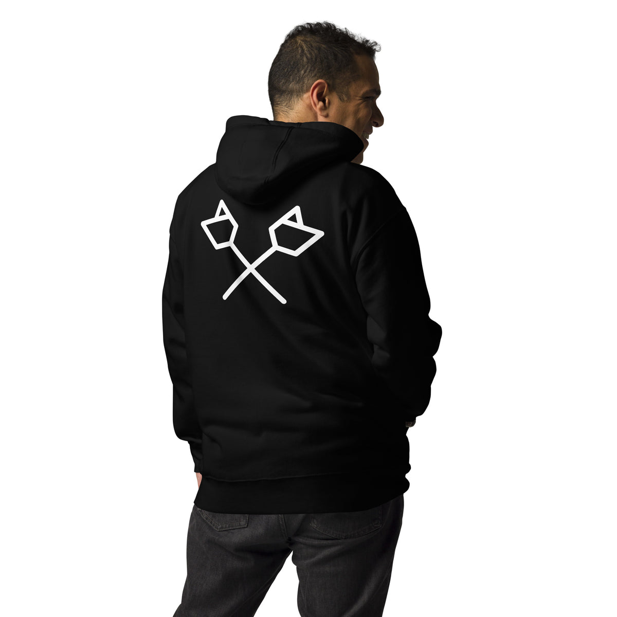 Kellerdarter Logo Unisex Hoodie X beidseitig bedruckt - in 2 Farben