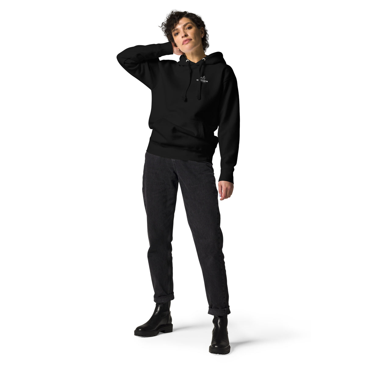 Kellerdarter Logo Unisex Hoodie X beidseitig bedruckt - in 2 Farben