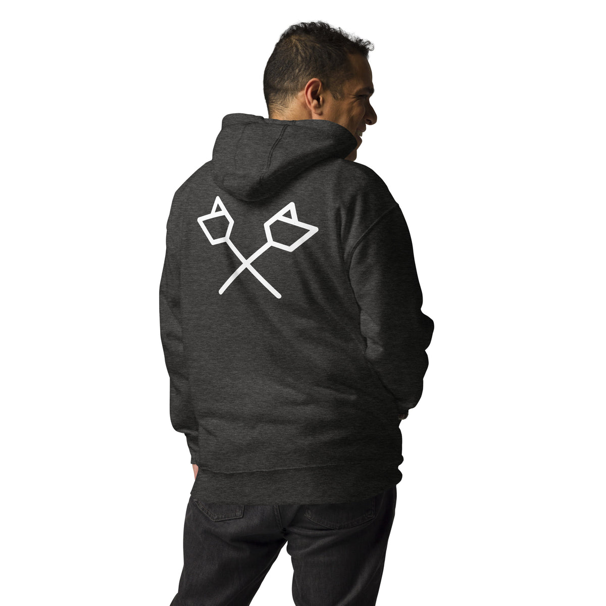Kellerdarter Logo Unisex Hoodie X beidseitig bedruckt - in 2 Farben