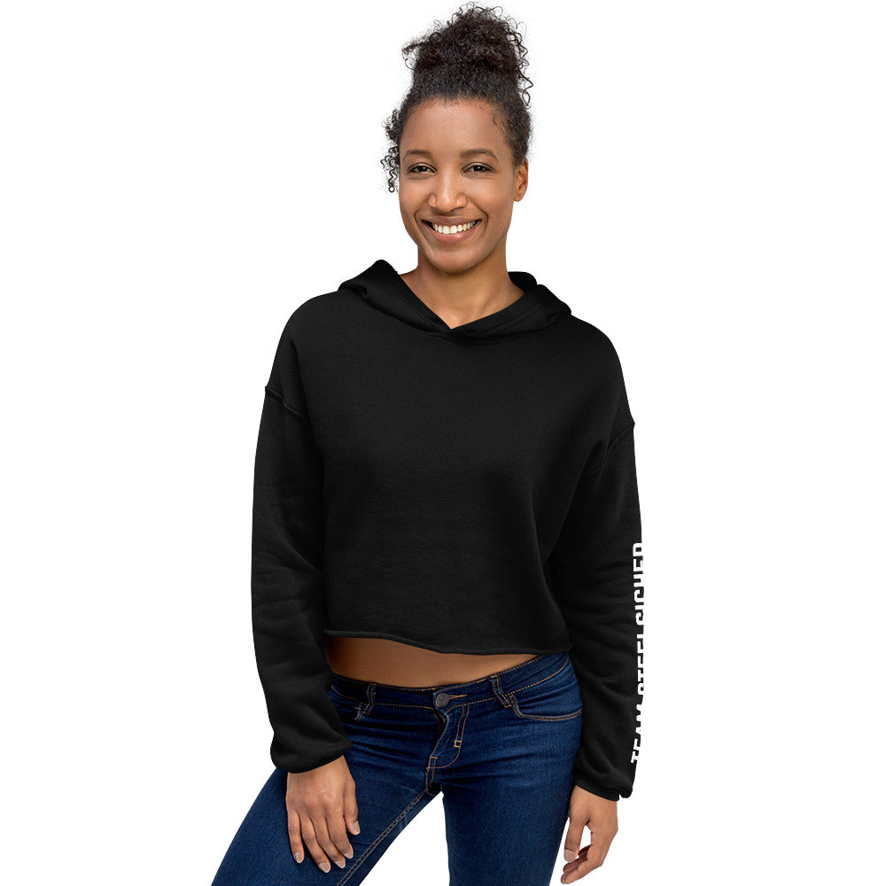 Team Steelsicher Crop-Hoodie