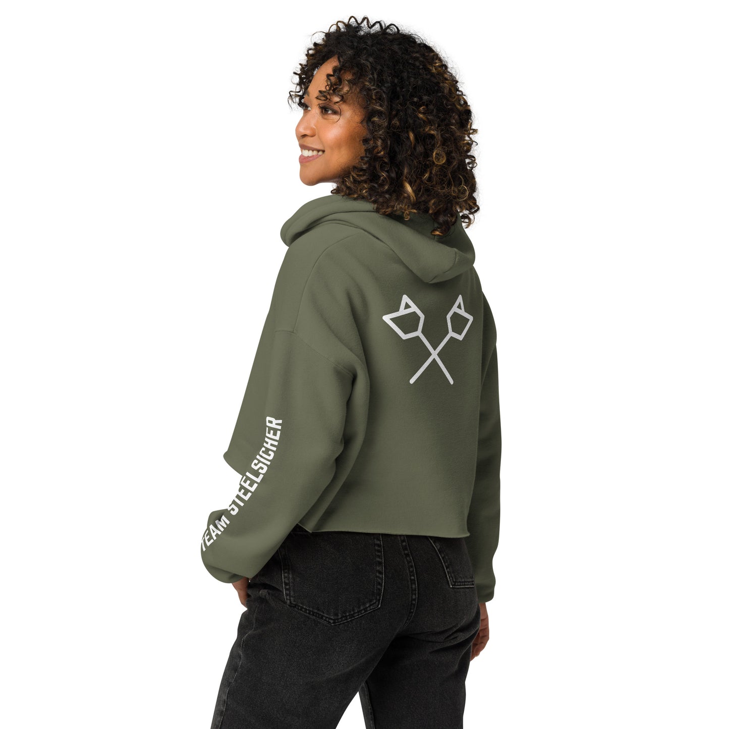 Team Steelsicher Crop-Hoodie
