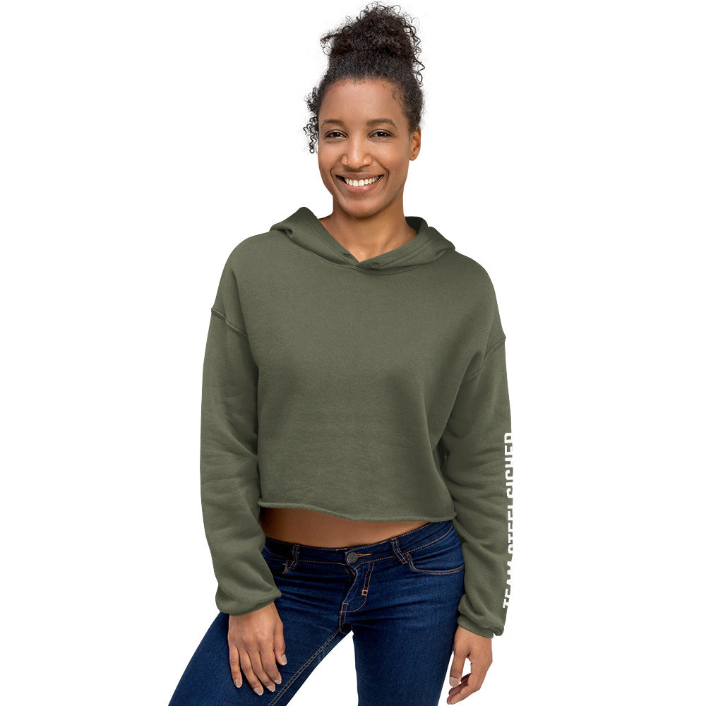 Team Steelsicher Crop-Hoodie