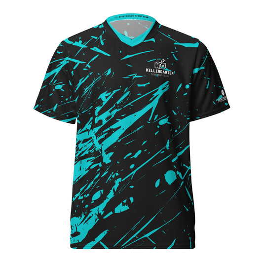 Kellerdarter Game Shirt SPLATTERED TURQ