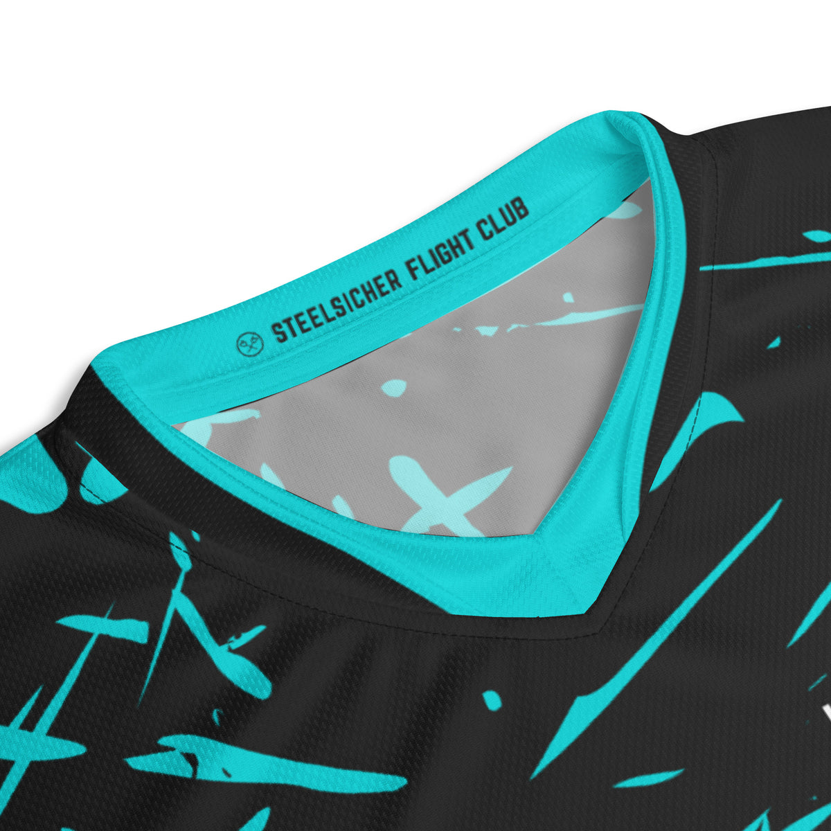 Kellerdarter Game Shirt SPLATTERED TURQ
