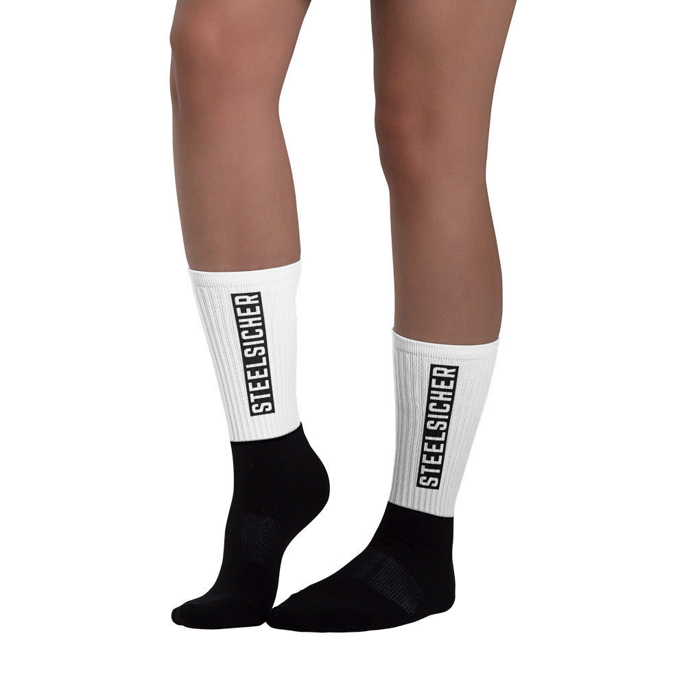 Socken Bold - schwarz/weiss