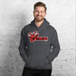 Bullseye Hoodie - Charcoal Heather Grau