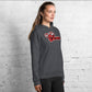 Bullseye Hoodie *Lefty* - Charcoal Heather Grau